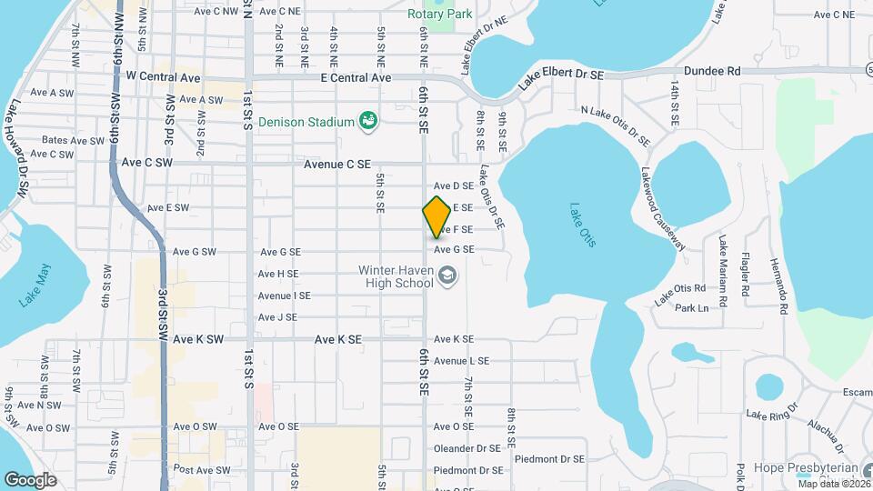 609 Ave G SE Map and Location Details