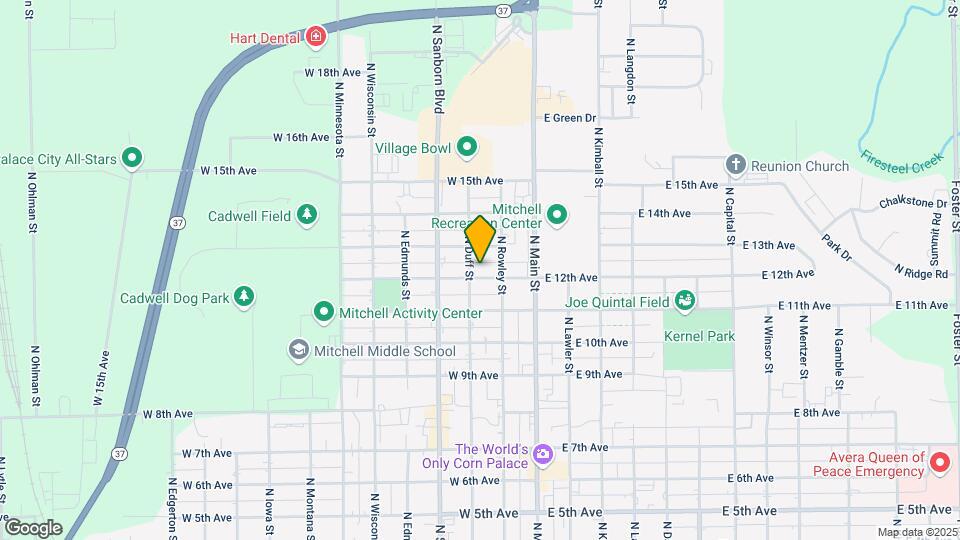 216 W 12th Ave Map and Location Details