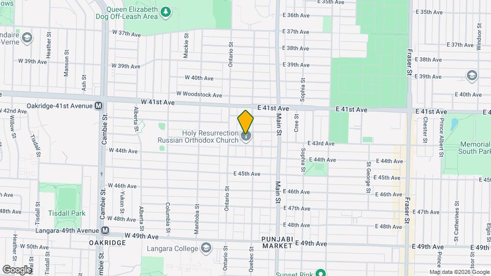 76 E 42nd Ave Map and Location Details