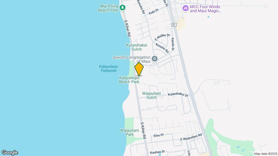 Kihei Bay Surf Map and Location Details