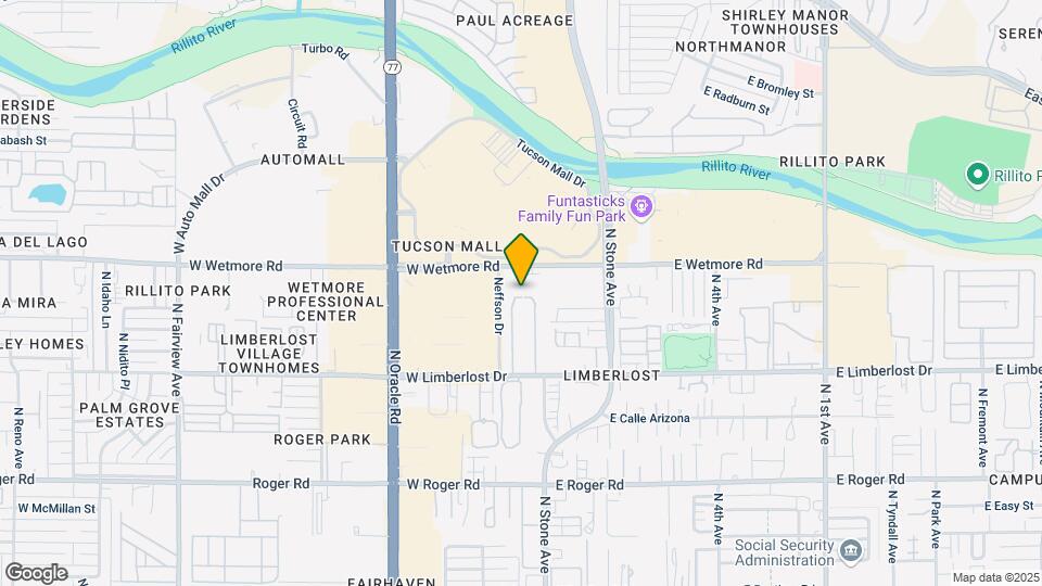 31-39 W Wetmore Rd Mapa y Detalles de la Ubicación