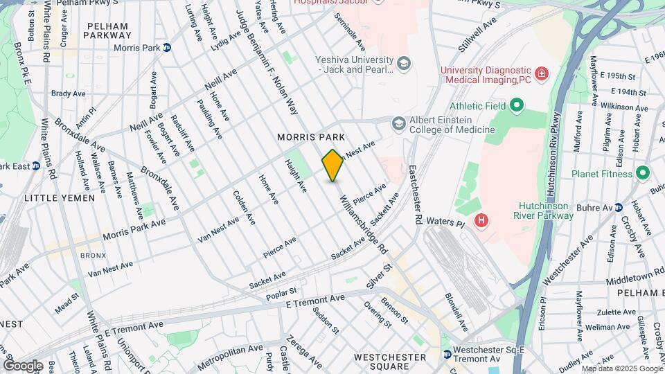 1651 Williamsbridge Rd Mapa y Detalles de la Ubicación