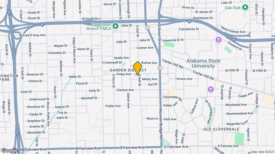 1314 S Hull St Map and Location Details