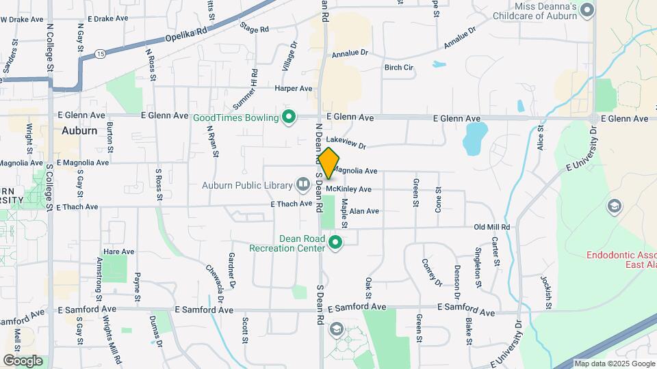 809 McKinley Ave Map and Location Details