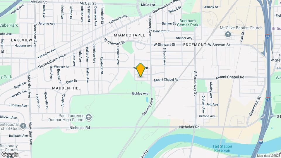 1643 Miami Chapel Rd Map and Location Details