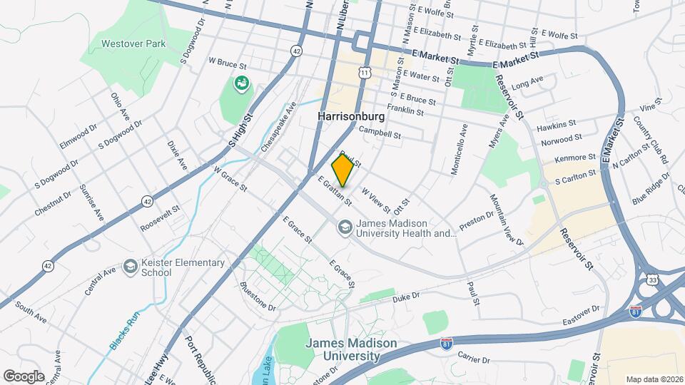 104 E Grattan St Map and Location Details