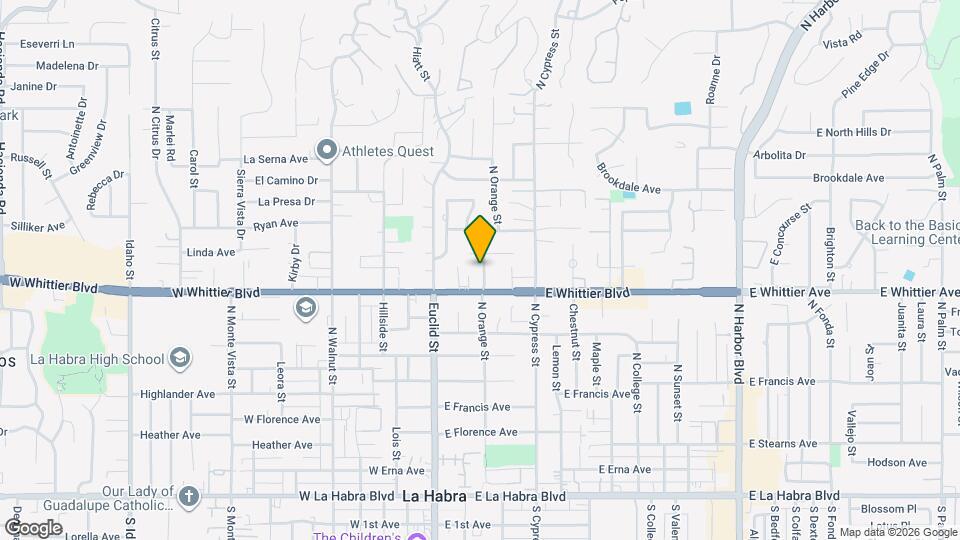 841 N Orange St Map and Location Details