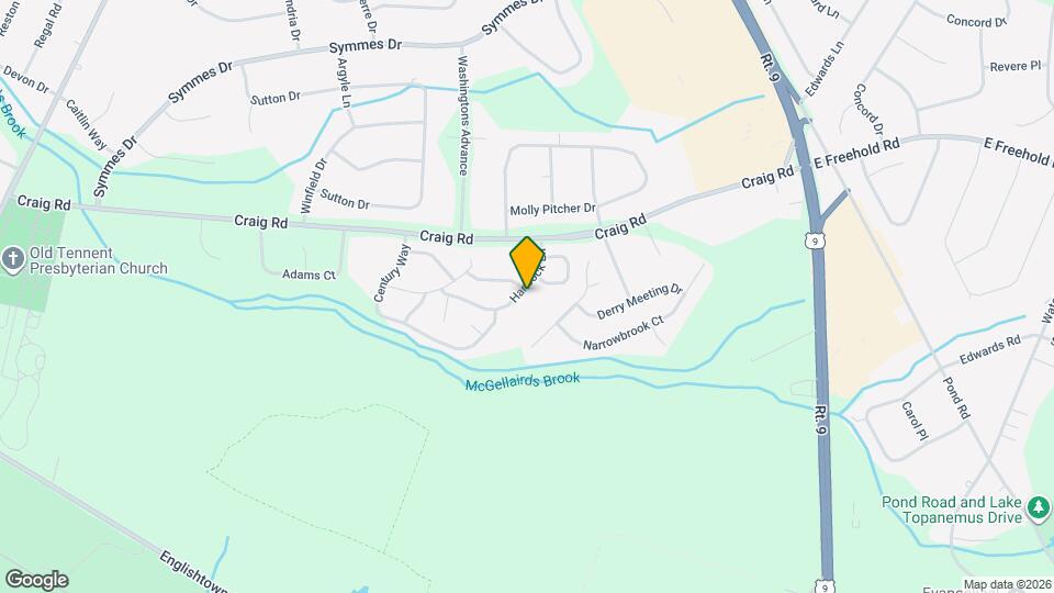 9 Hancock Ln Map and Location Details