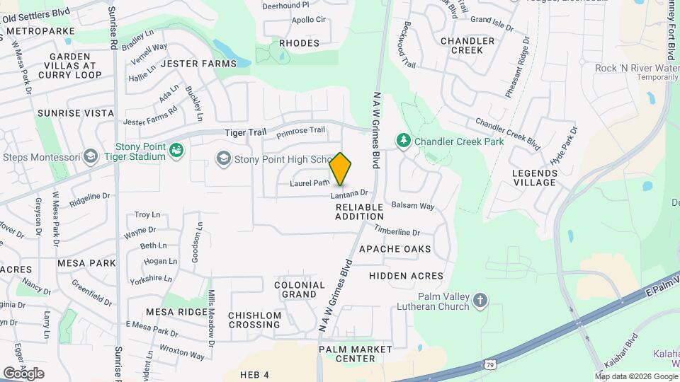 1908 Lantana Dr Map and Location Details