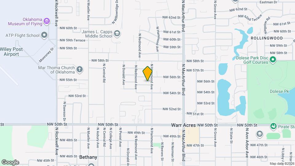 6009 NW 55th St Mapa y Detalles de la Ubicación
