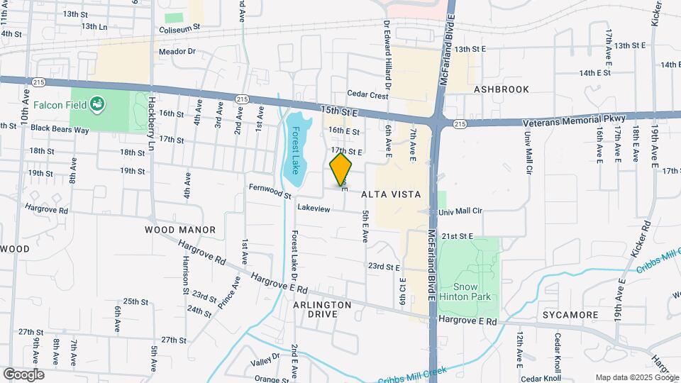 319 19th St E Map and Location Details