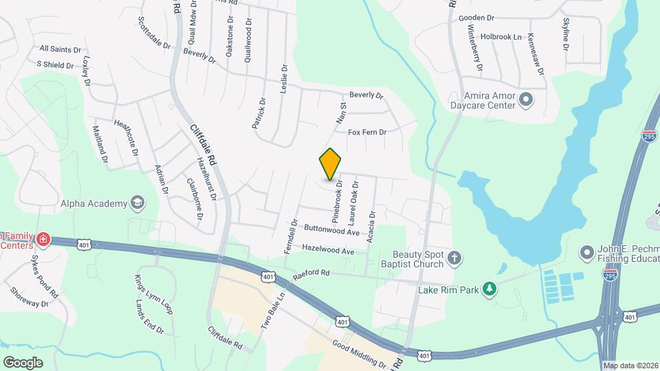 7806 Rosewood Ave Map and Location Details