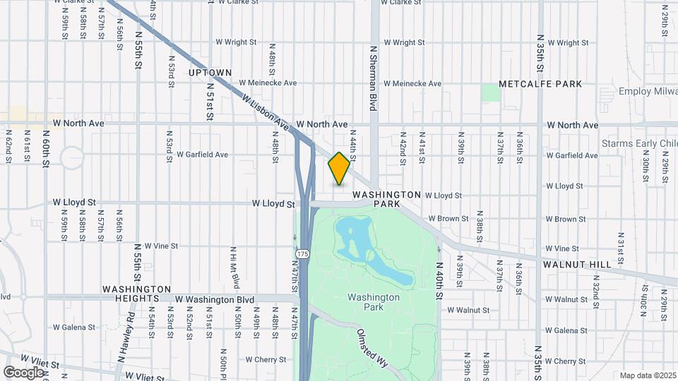 2124 N 45th St Map and Location Details