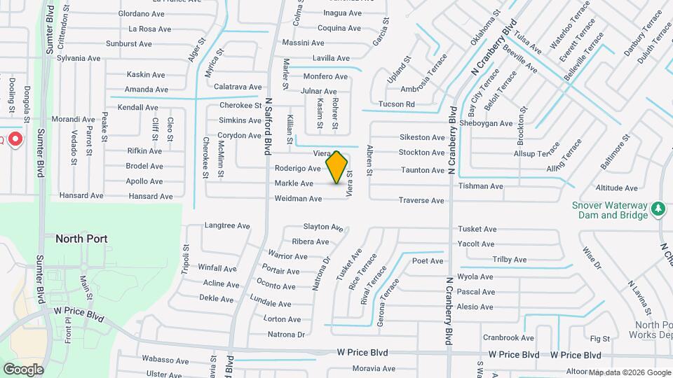 3609 Markle Ave Map and Location Details