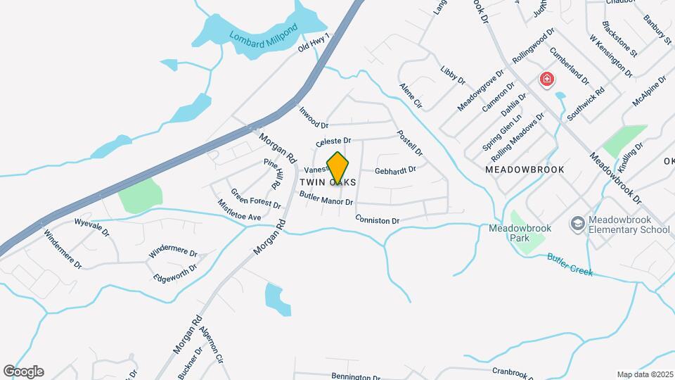 3417 Knollcrest Rd Map and Location Details