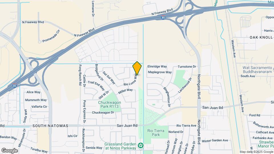 3620 Rio Loma Way Map and Location Details
