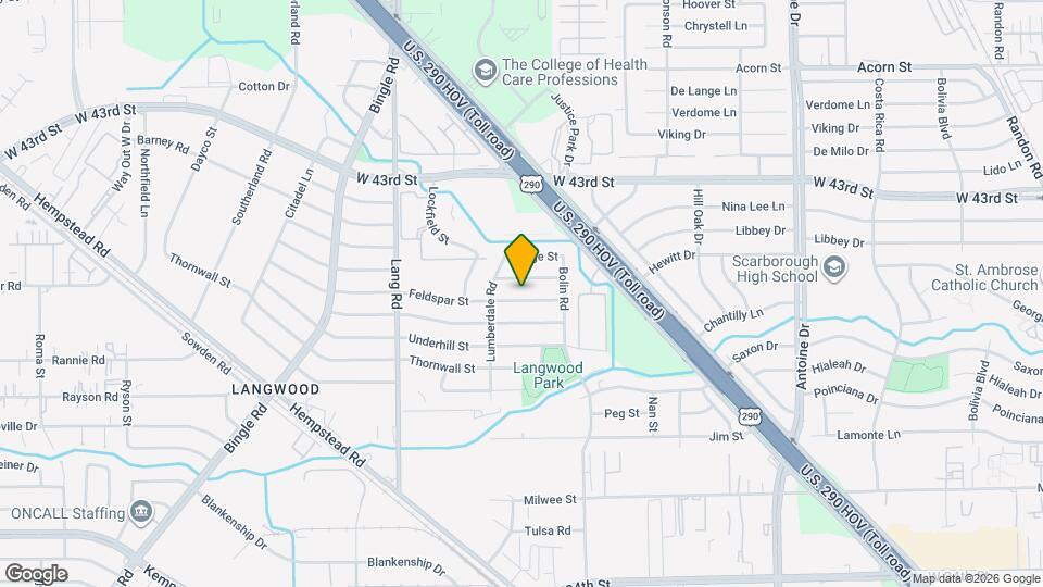 6334 Feldspar St Map and Location Details
