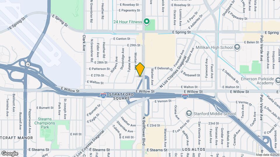 5488 E 27th St Map and Location Details