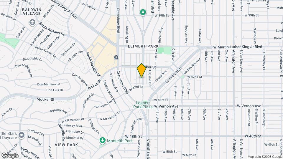 4251 Degnan Blvd, Unit #3 Map and Location Details