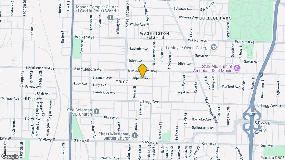 519 Simpson Ave Map and Location Details
