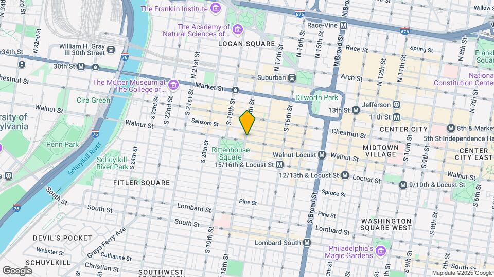 AKA Rittenhouse Square Furnished Residences Map and Location Details