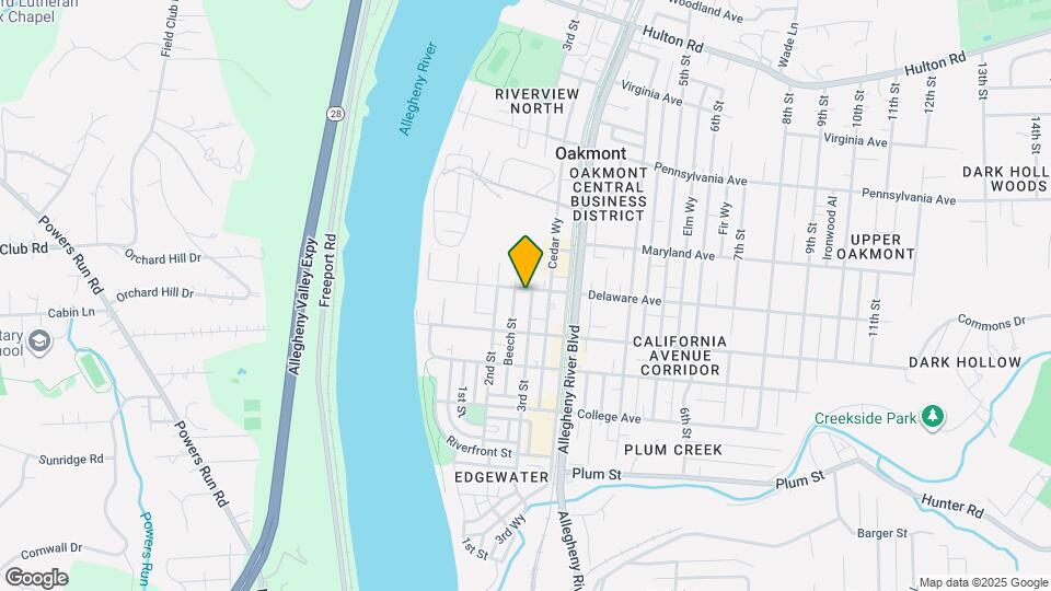 224 Delaware Ave Mapa y Detalles de la Ubicación