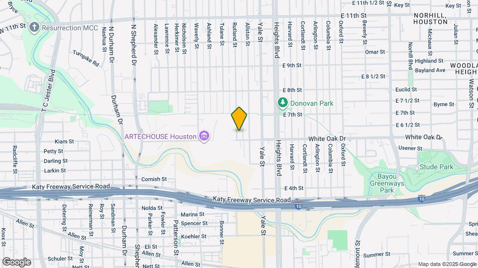 610 Rutland St Map and Location Details