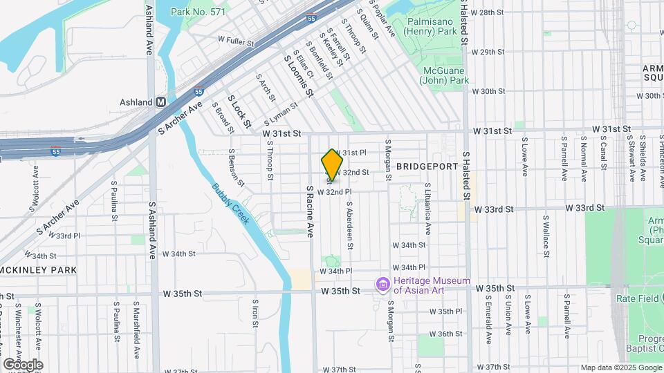 3221 S May St Map and Location Details