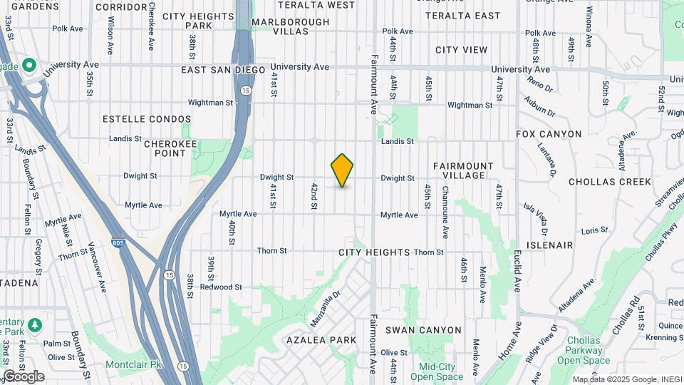 3565 Van Dyke Ave Mapa y Detalles de la Ubicación