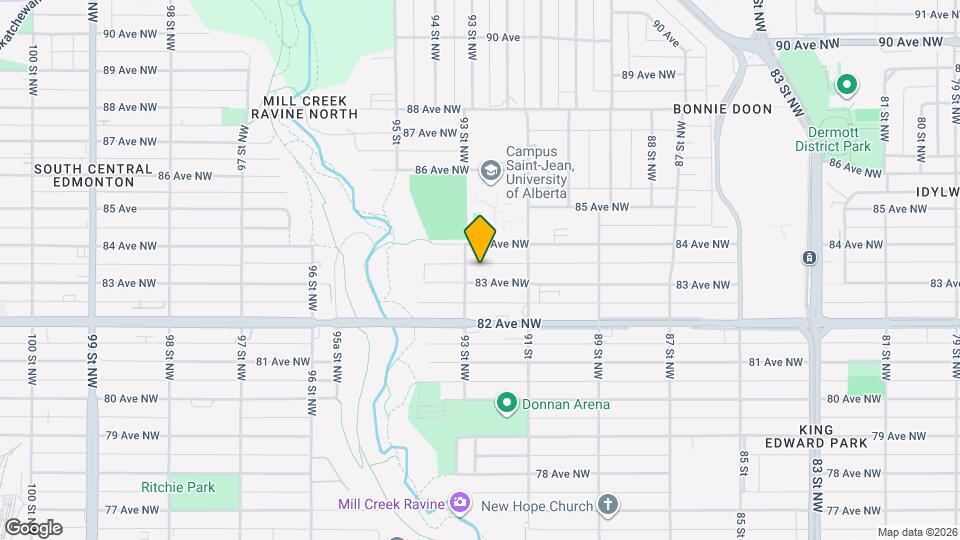 9138-9183 83 Ave NW Map and Location Details