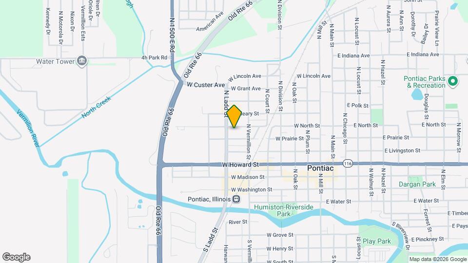 722 W North St Map and Location Details