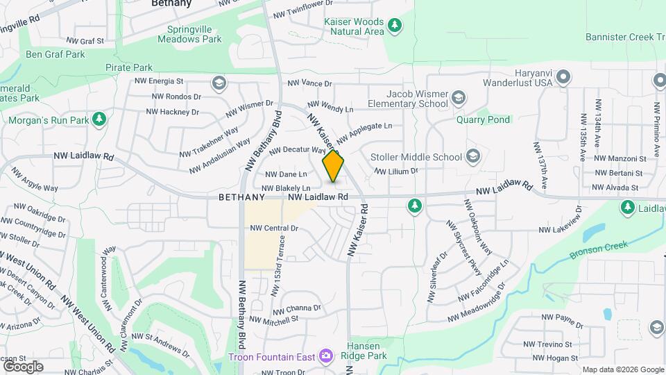 5073 NW 149th Terrace Map and Location Details