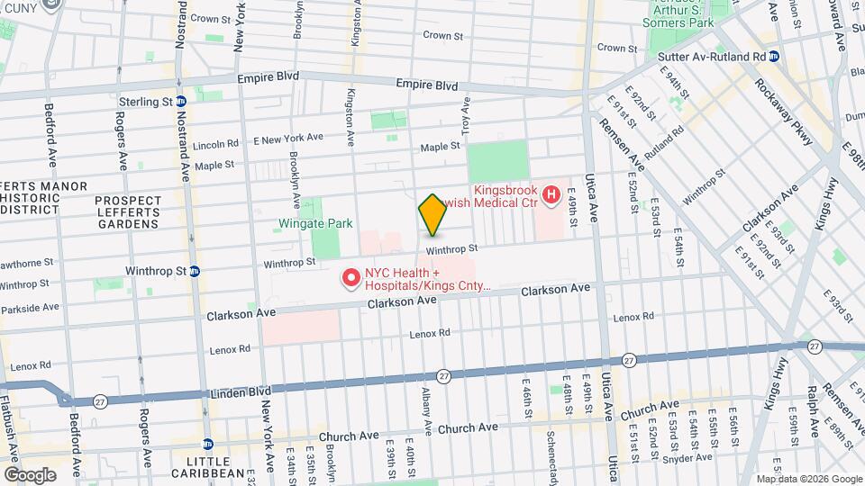 649 Winthrop St Map and Location Details