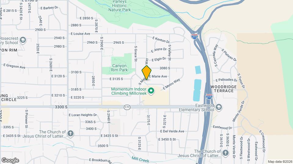 3155 S Grace St Map and Location Details