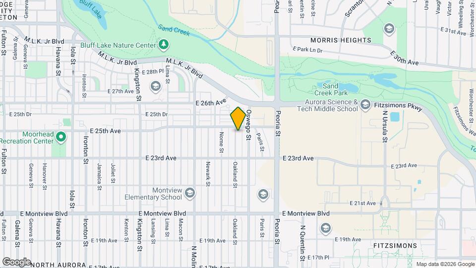 2372 Oakland St Map and Location Details