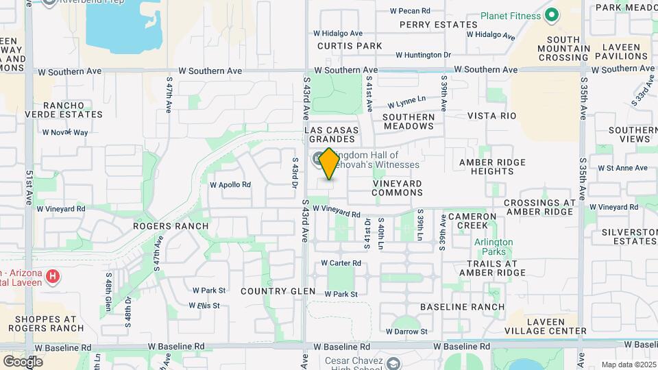 6628 S 42nd Dr Mapa y Detalles de la Ubicación