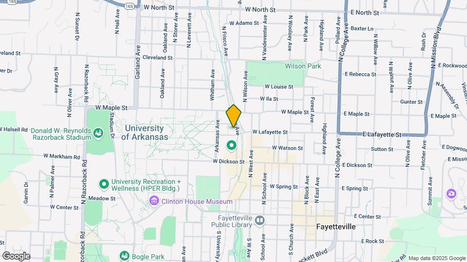 Lafayette Gregg Apartments Map and Location Details