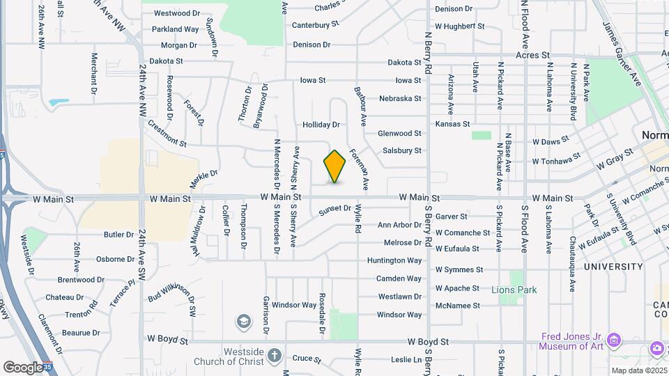 121 Crestmont Ave Map and Location Details