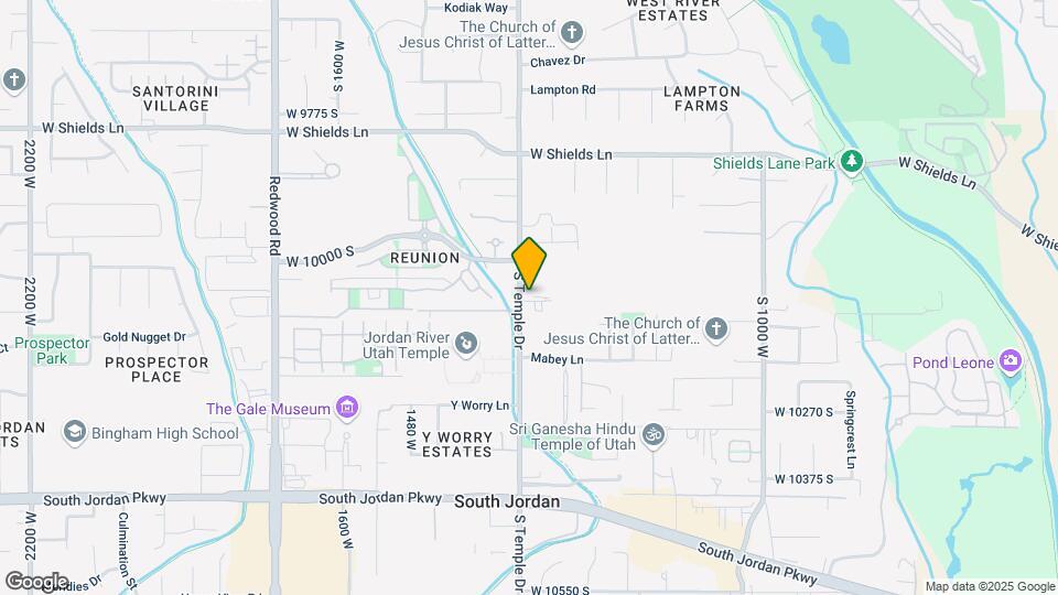 10087 S Temple Dr Map and Location Details