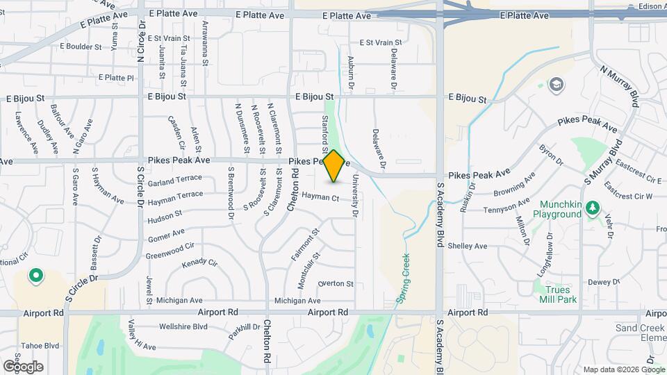 3635 Garland Ct Map and Location Details