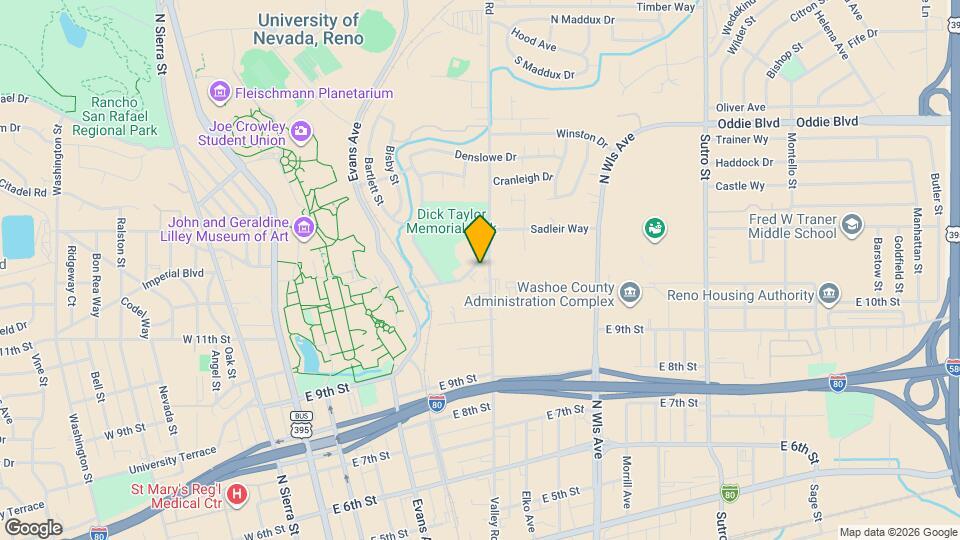 496 Highland Ave Map and Location Details