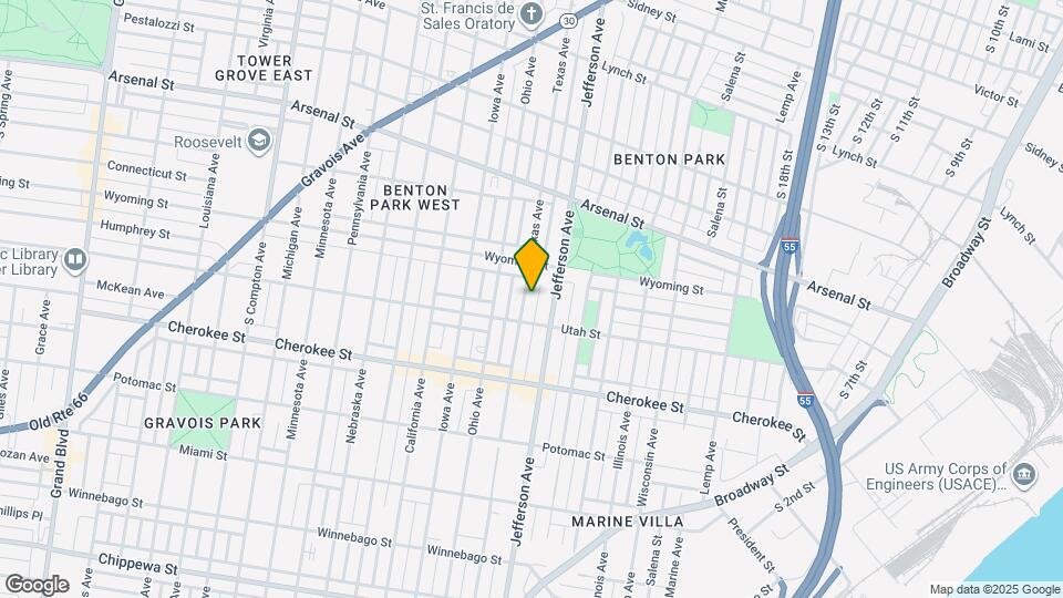 3236 Texas Ave Map and Location Details