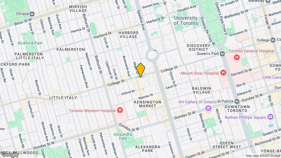 335 College St Map and Location Details
