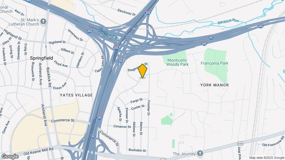 6609 Bowie Dr Map and Location Details