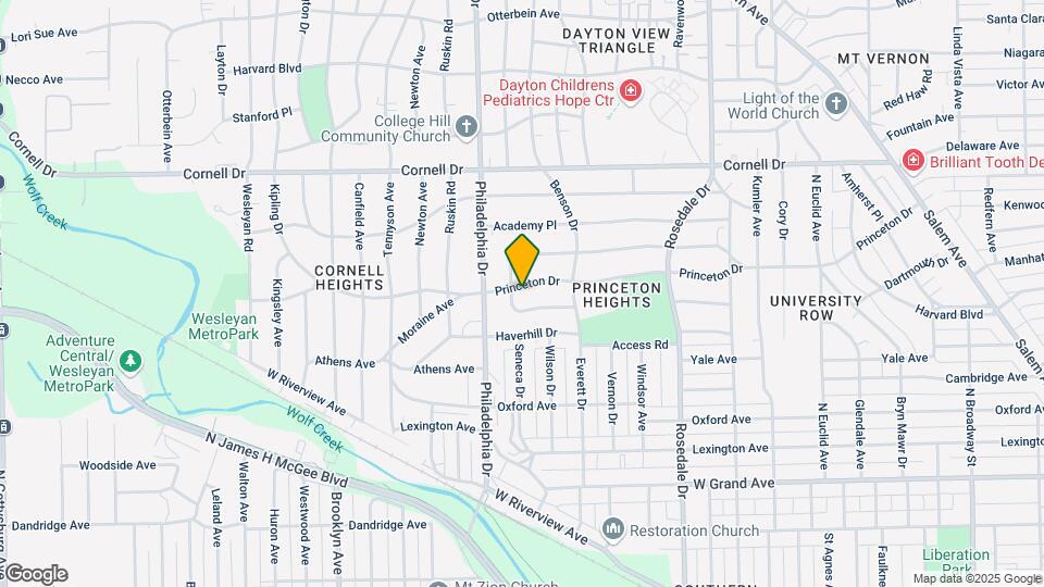 1756 Princeton Dr Map and Location Details
