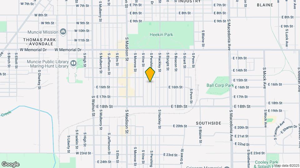 2211 S Pershing Dr Map and Location Details
