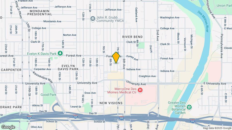 1328 7th St Map and Location Details