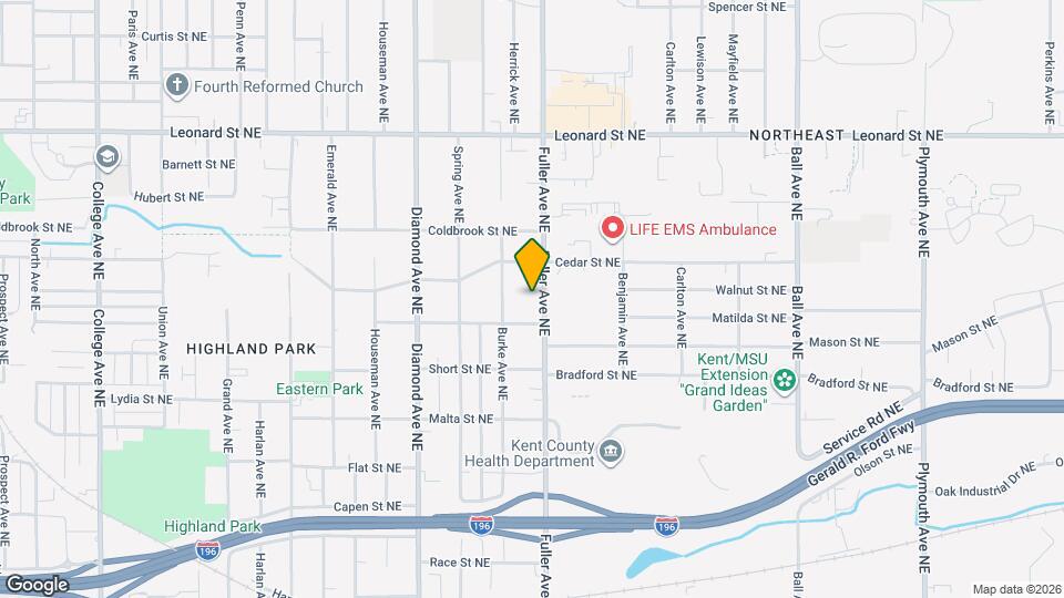 921 Fuller Ave NE Map and Location Details