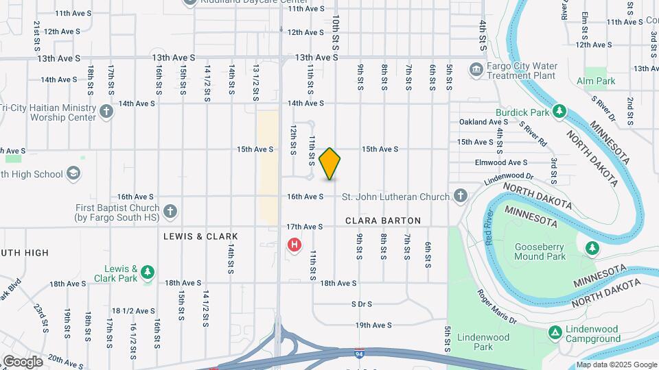 1541 10th St S Map and Location Details