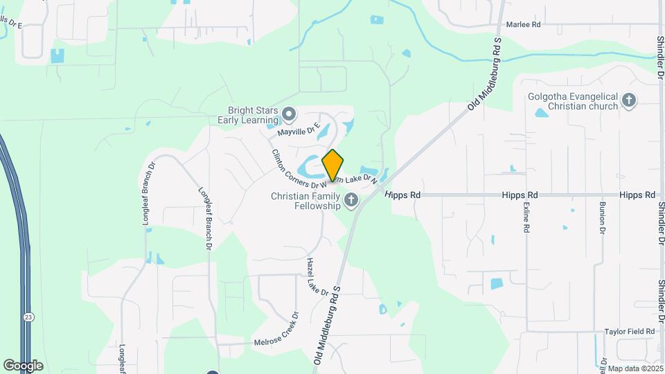 9612 Clinton Corners Dr Map and Location Details